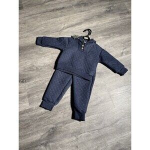 BAKER by TED BAKER Boy Blue Sweatshirt Sweatpants  2 Piece Set Outfit 12 MO‎ NWT
